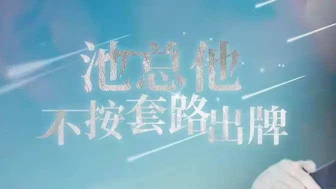 《池总他不按套路出牌》：霸道总裁爱上我？NO！腹黑池总的反套路追妻之路，甜到掉牙！